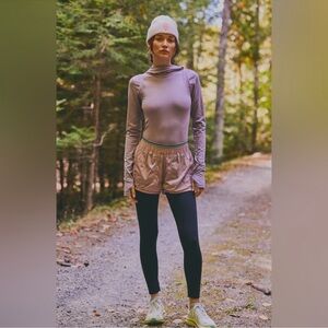 Free People Movement Hatha Long Sleeve Layer Purple - Size Small